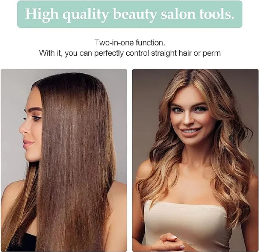 Color: Black, Plug standard: us - Mini Flat Iron For Travel Hair Straightener Small Portable Straightening Iron Ceramic Women Men Quick Easy Short Hair Styling